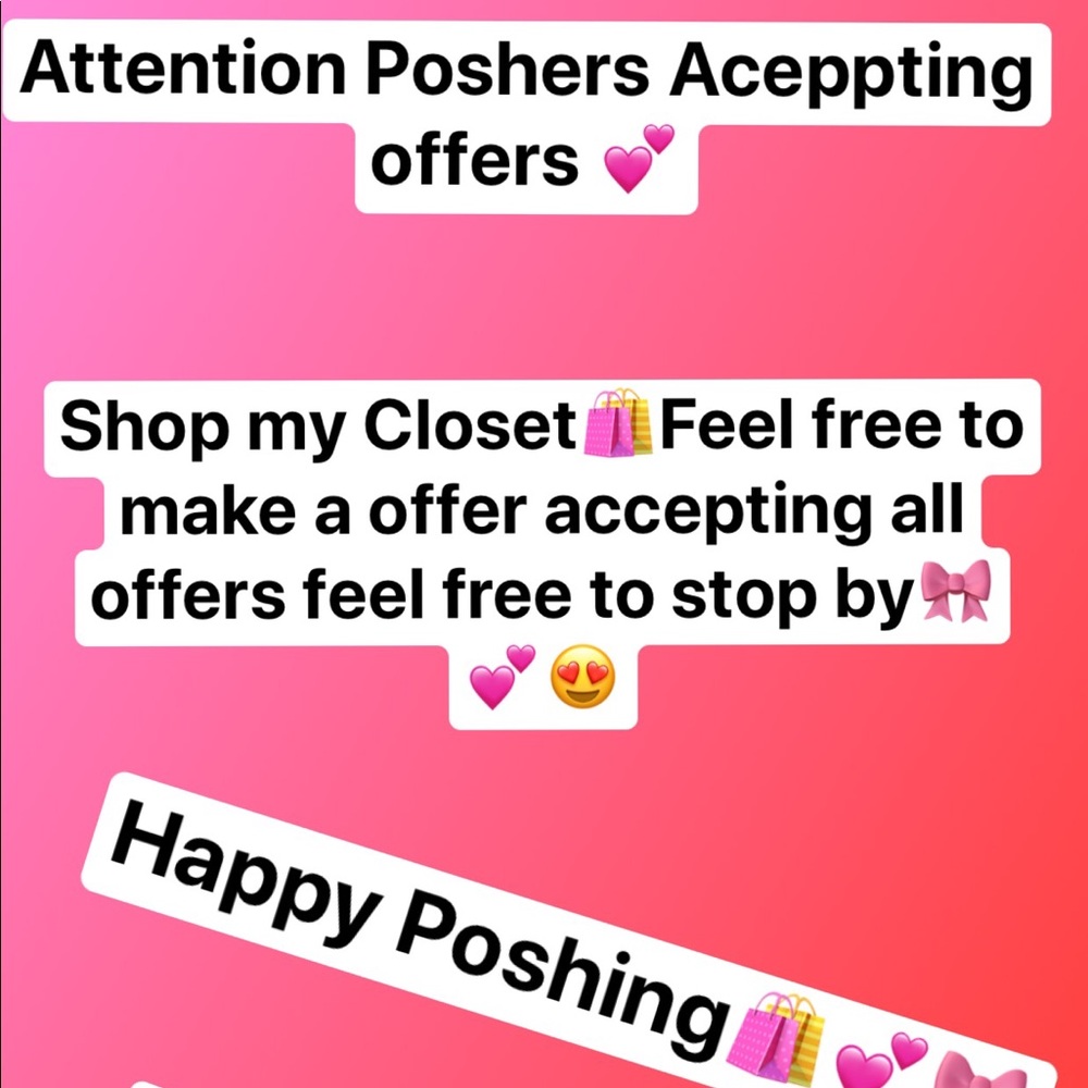 Accepting all Reasonable offers🛍💕🎀